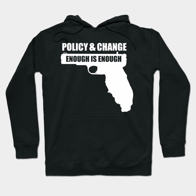 Policy and change for gun control Hoodie by rajem